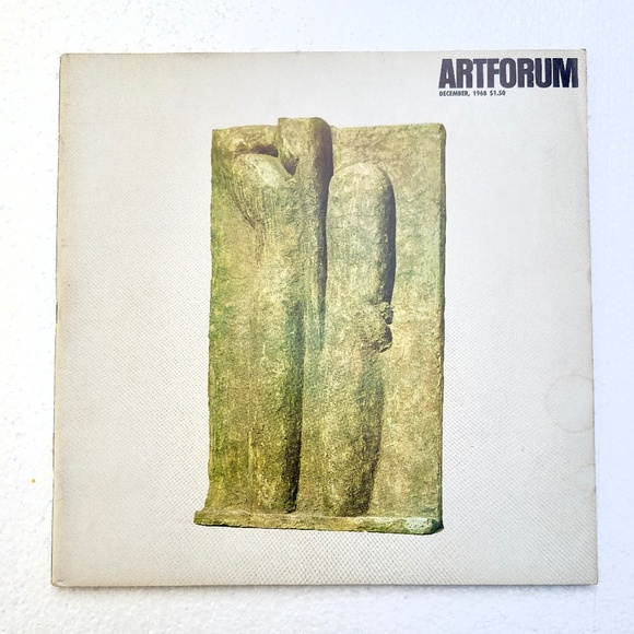 ARTFORUM MAGAZINE DECEMBER 1968 VOL VII #4 VERY GOOD CONDITION - Picture 1 of 2